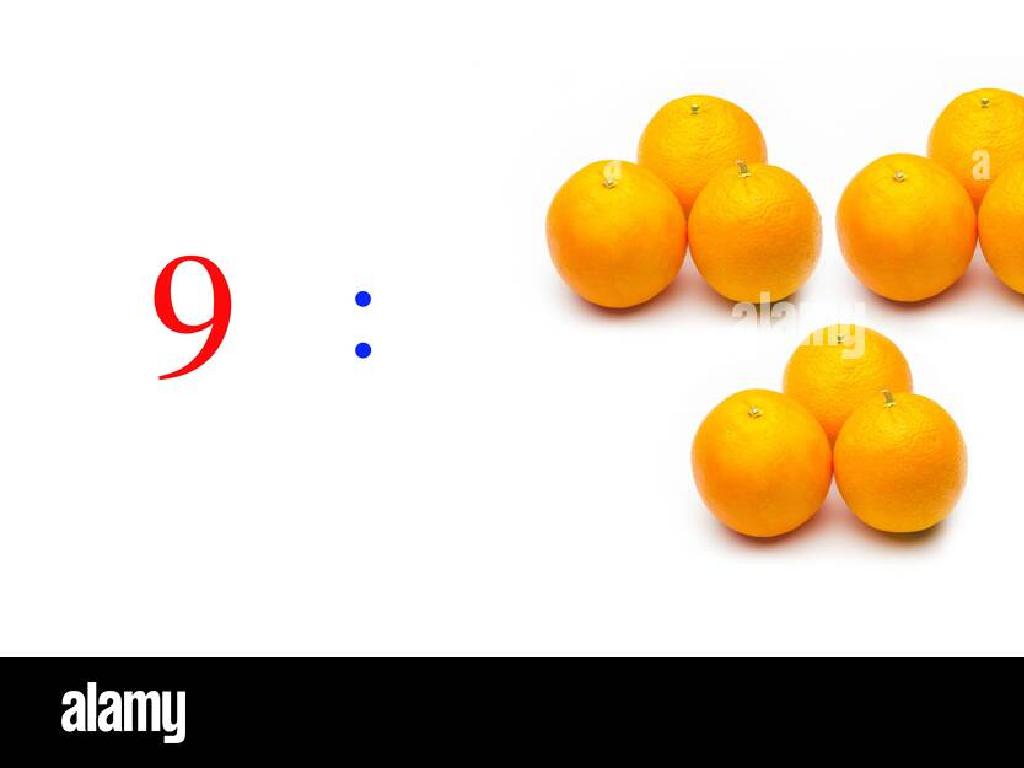 red nine eight oranges