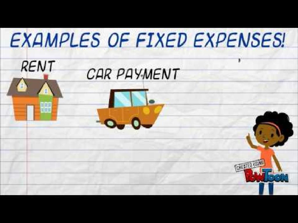 fixed expenses examples