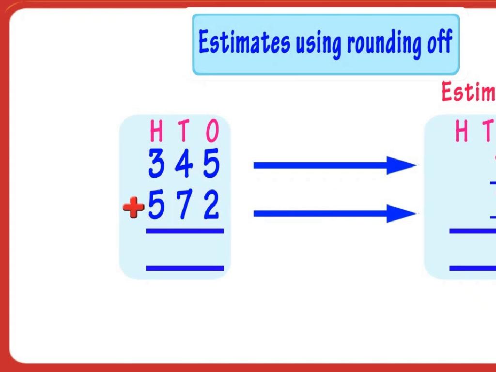 rounding sum estimation