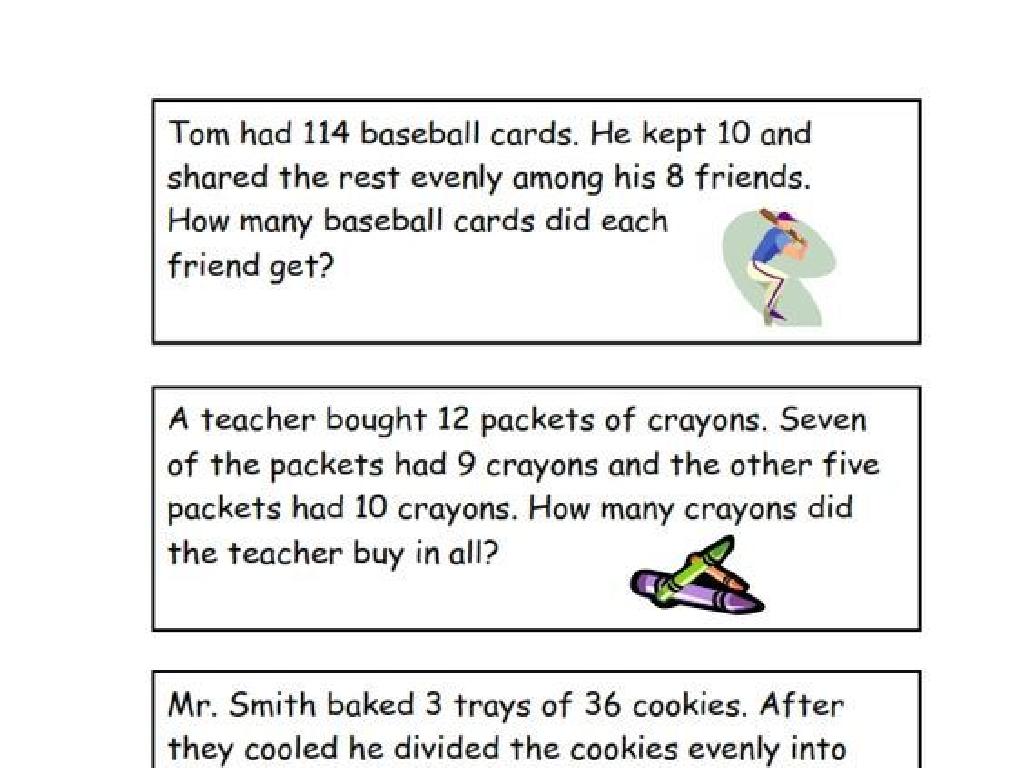 baseball crayon cookie math