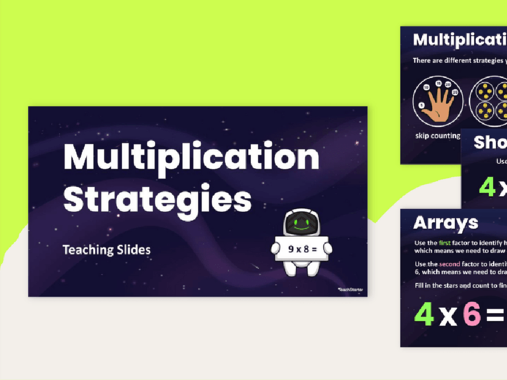 astronaut multiplication strategies