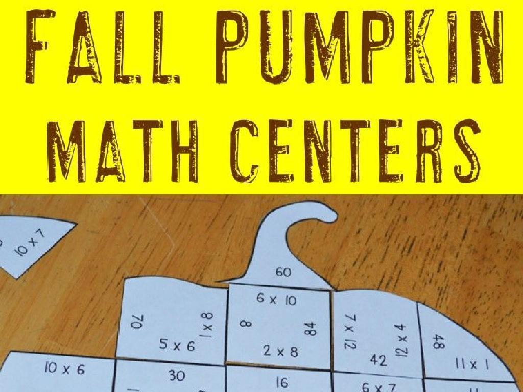 pumpkin math activities