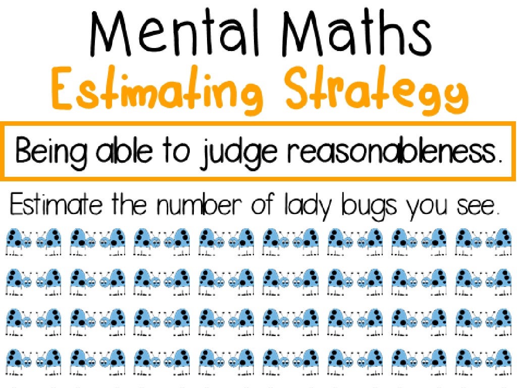 ladybug mental maths