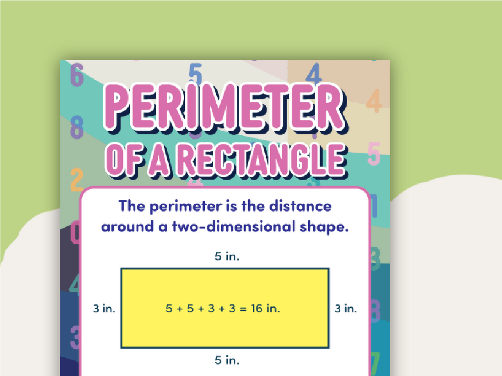 rectangle perimeter poster