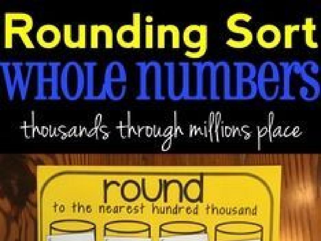 rounding whole numbers