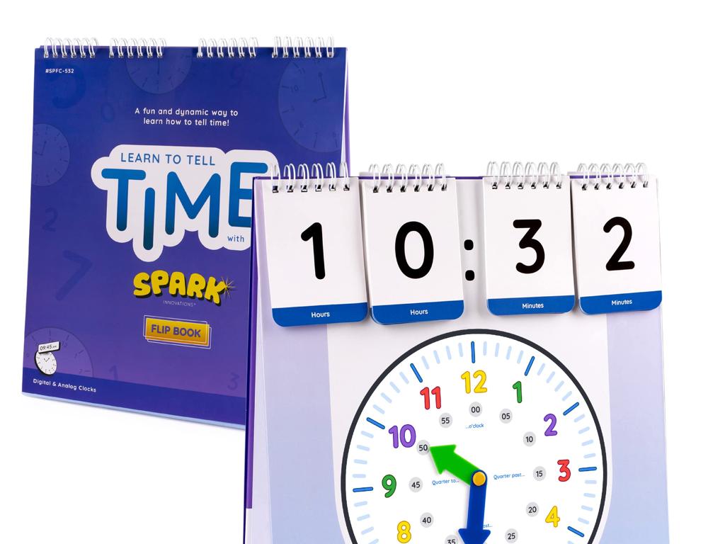 clock time-telling book