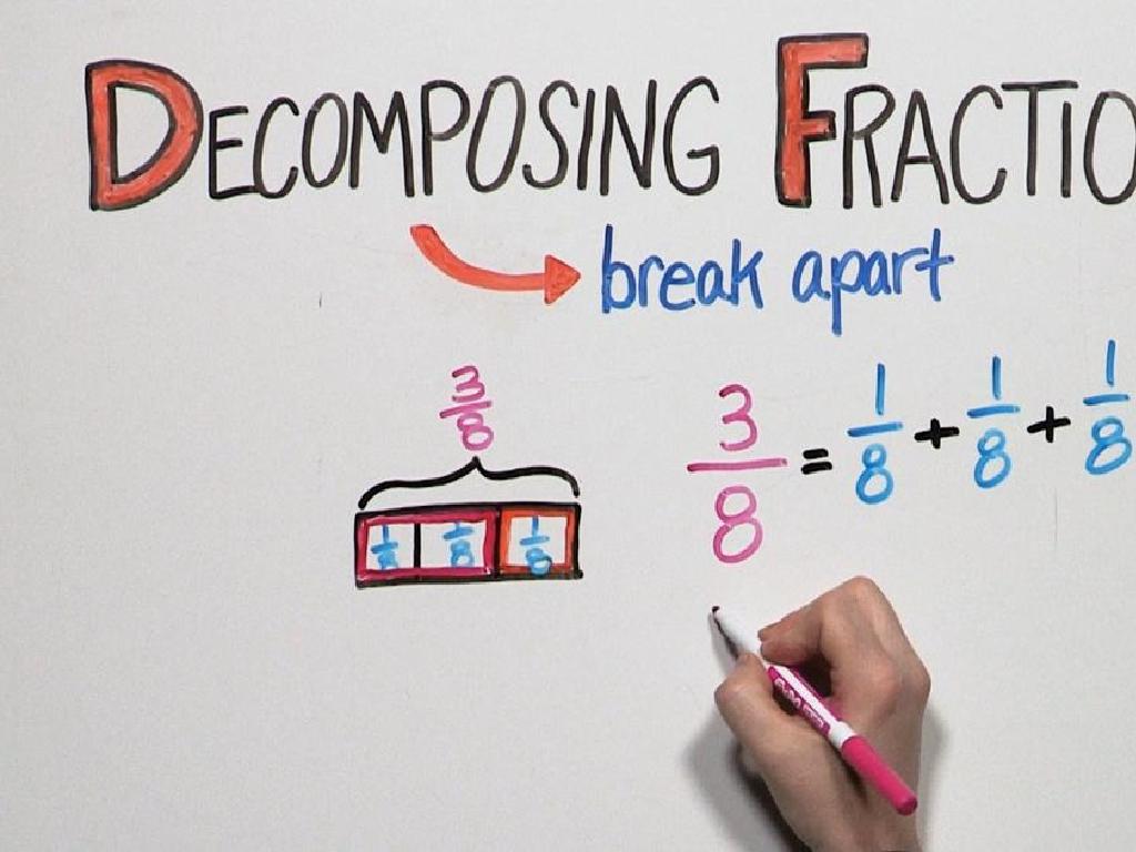 decomposing fractions example