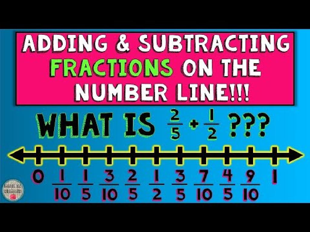 fraction number line