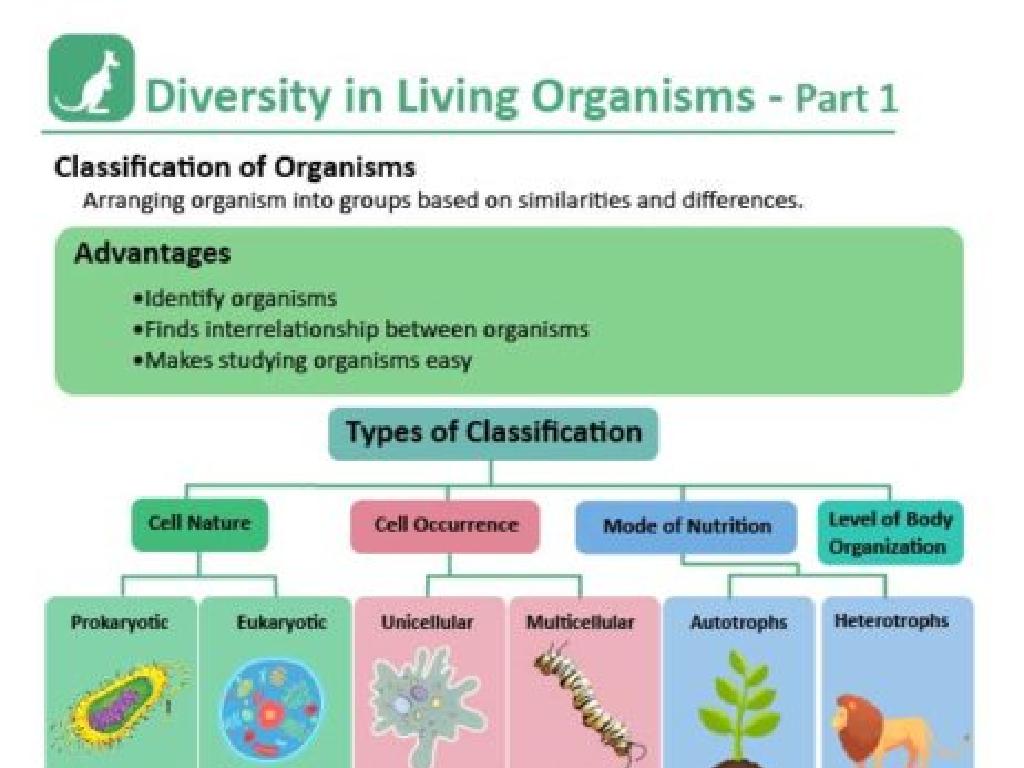 living organisms classification