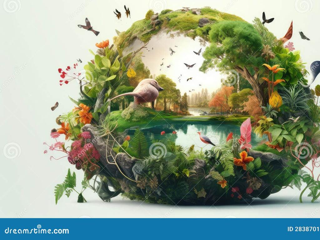 circular globe nature