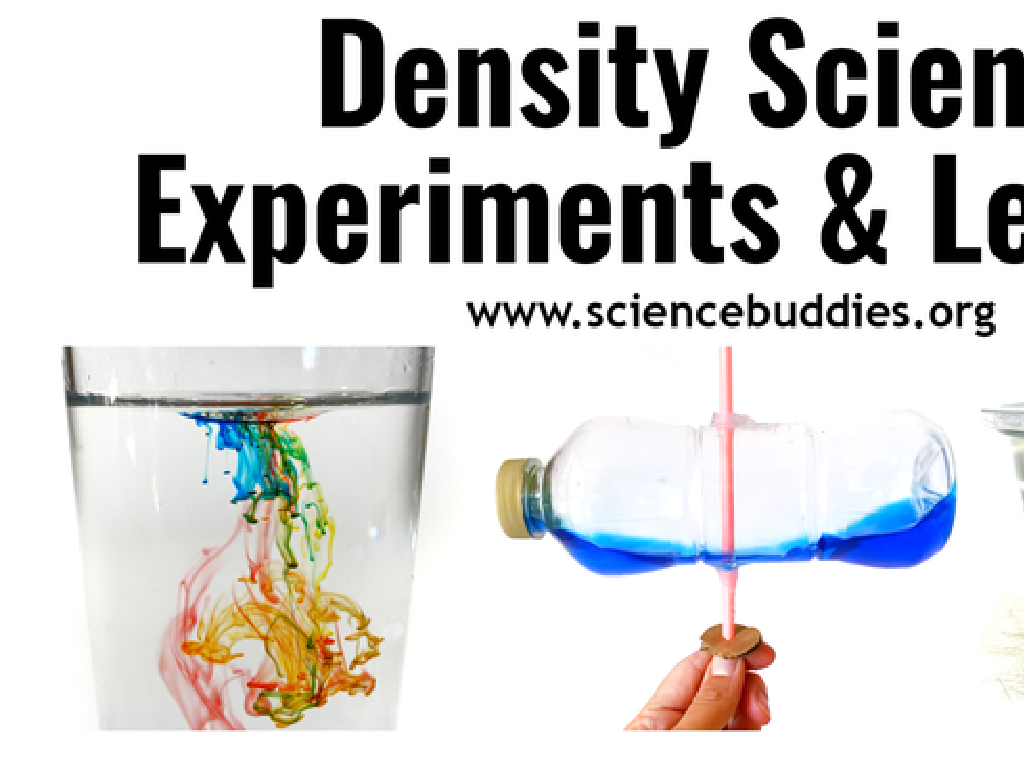 colorful liquid density