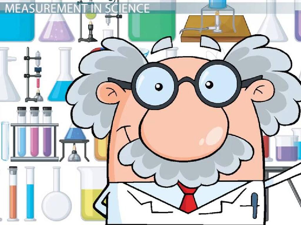 scientist cartoon lab