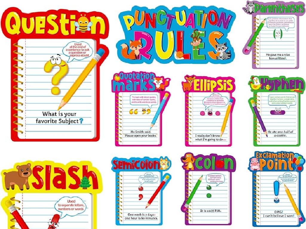 punctuation rules examples