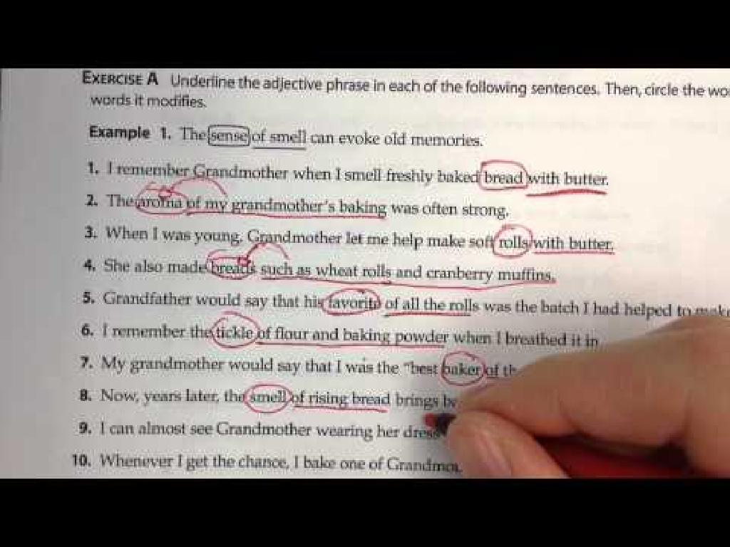 red pen grammar editing