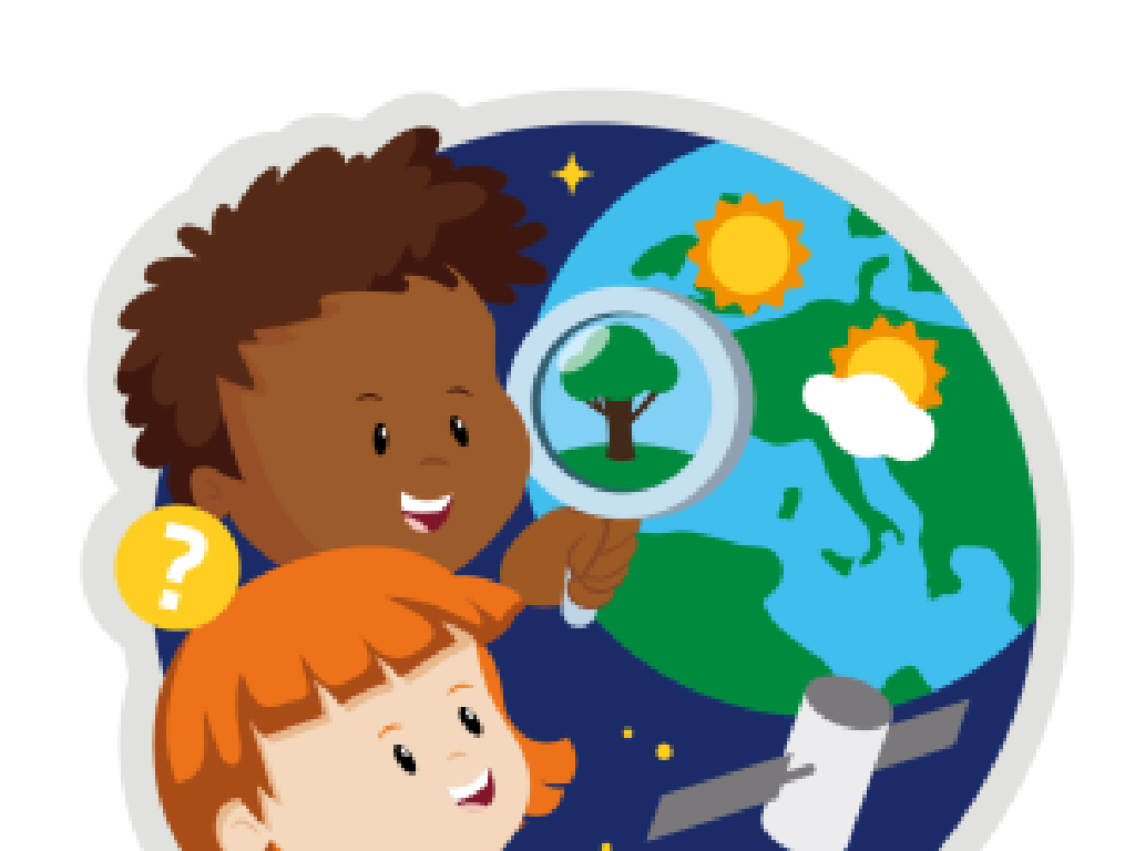 kids exploring earth