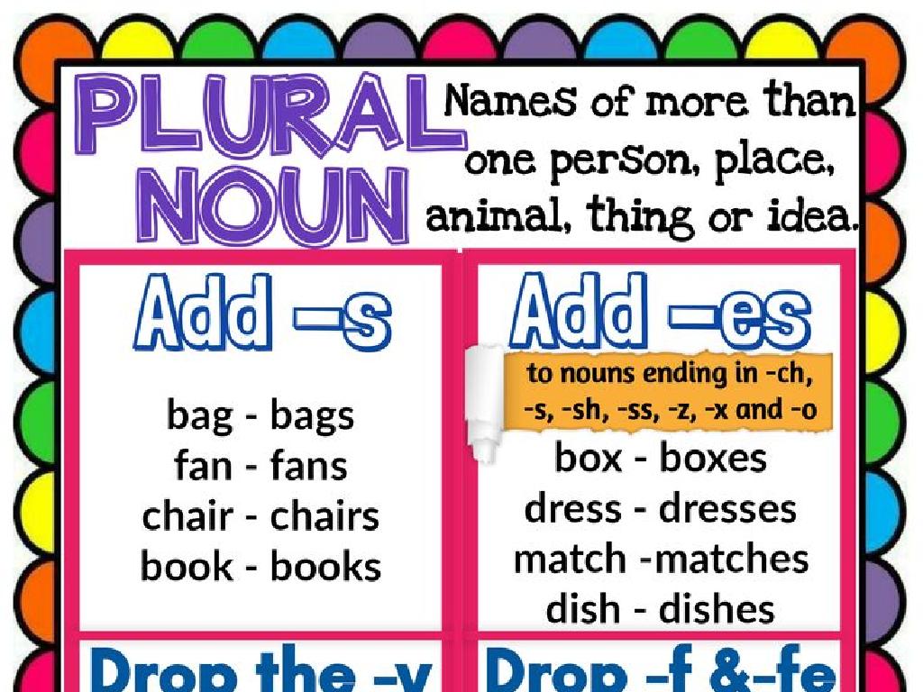 plural noun rules