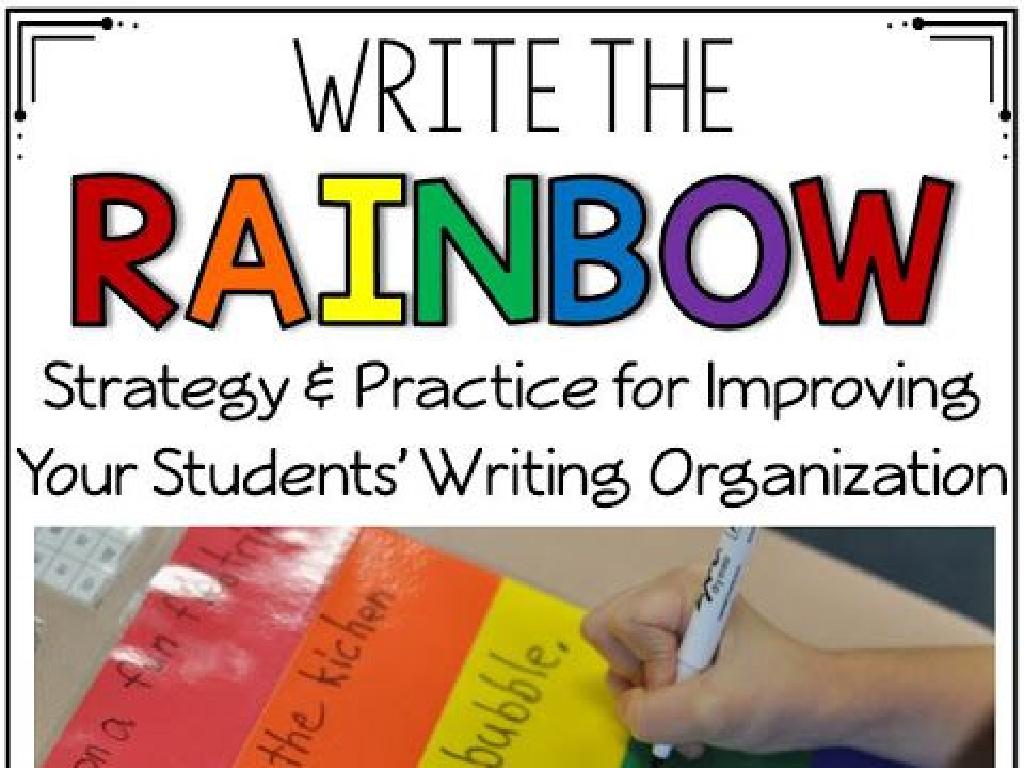 rainbow writing strategy