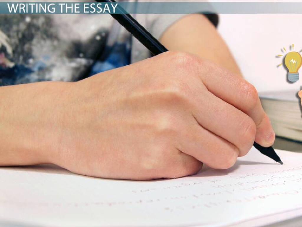 pencil writing essay