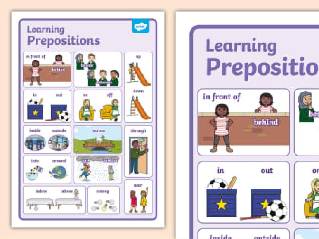 preposition examples illustrations