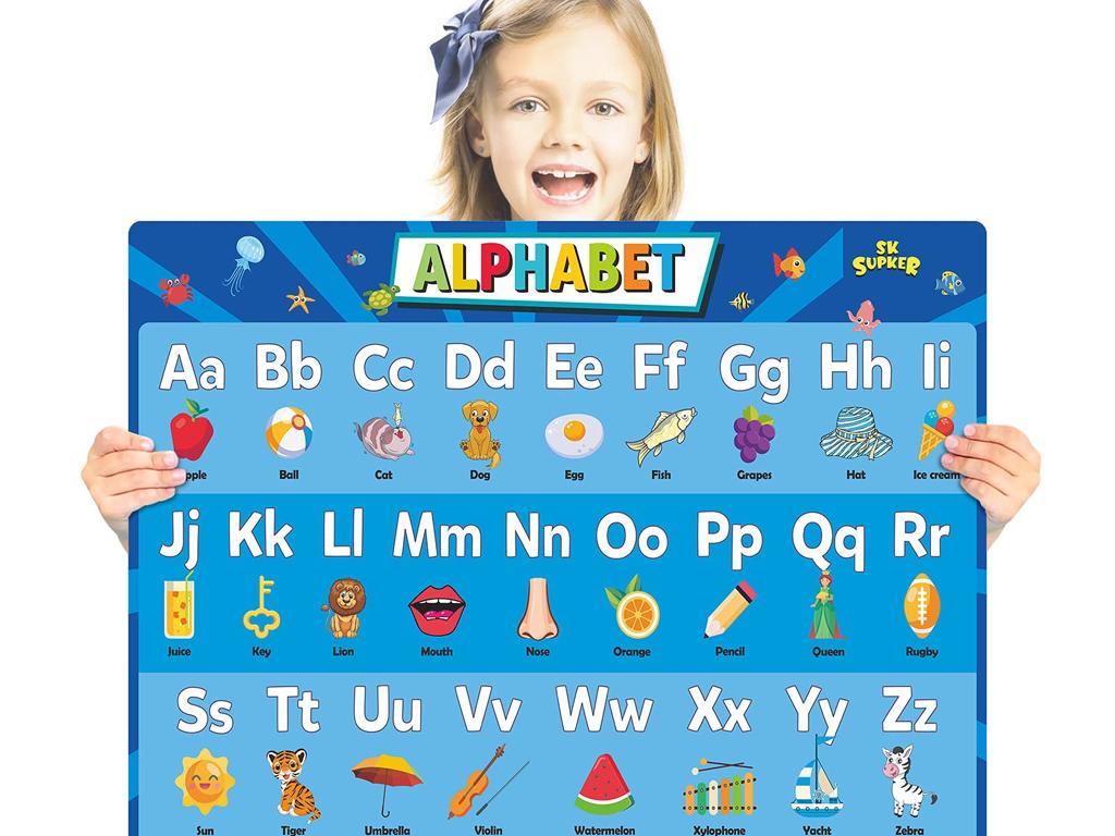 alphabet poster for kids