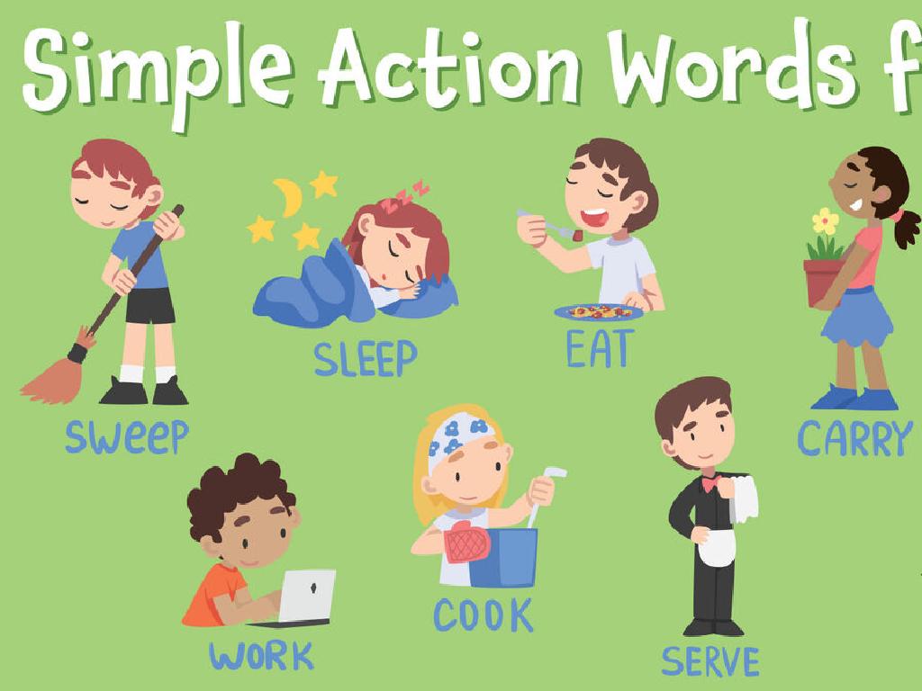 children action illustrations