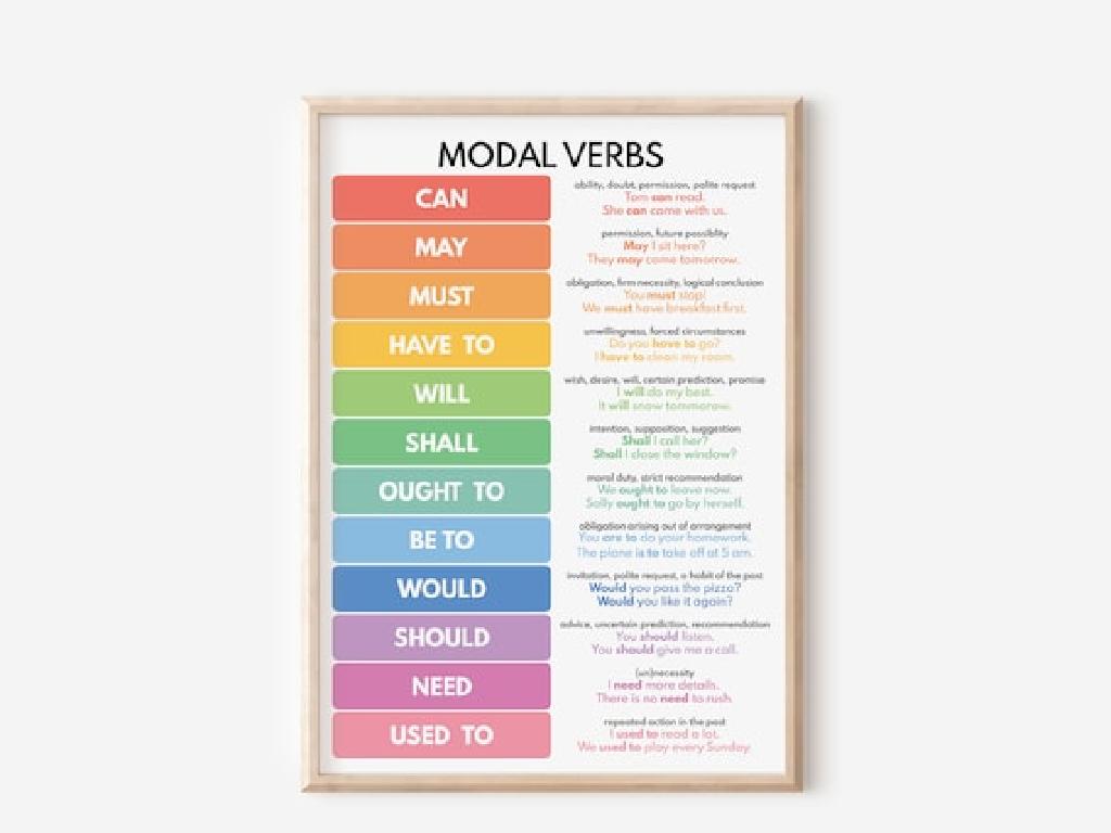 modal verbs examples