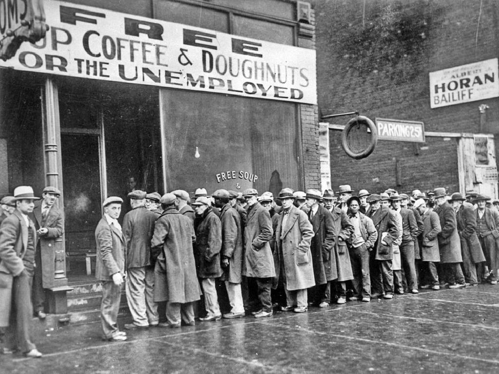 soup kitchen queue