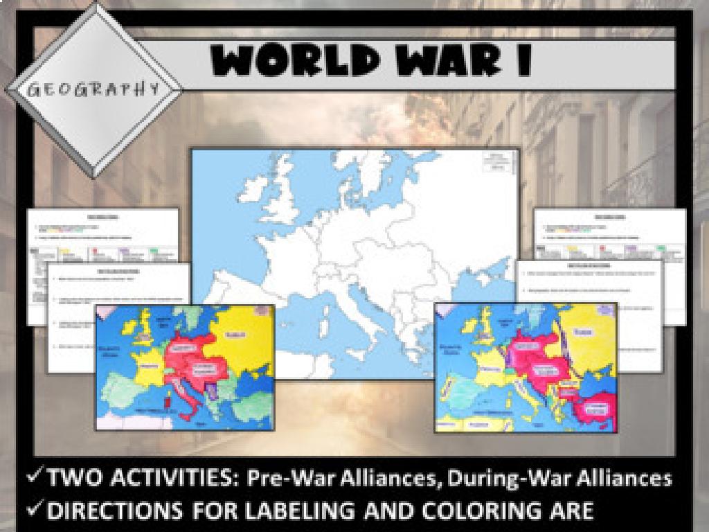 wwi map activity