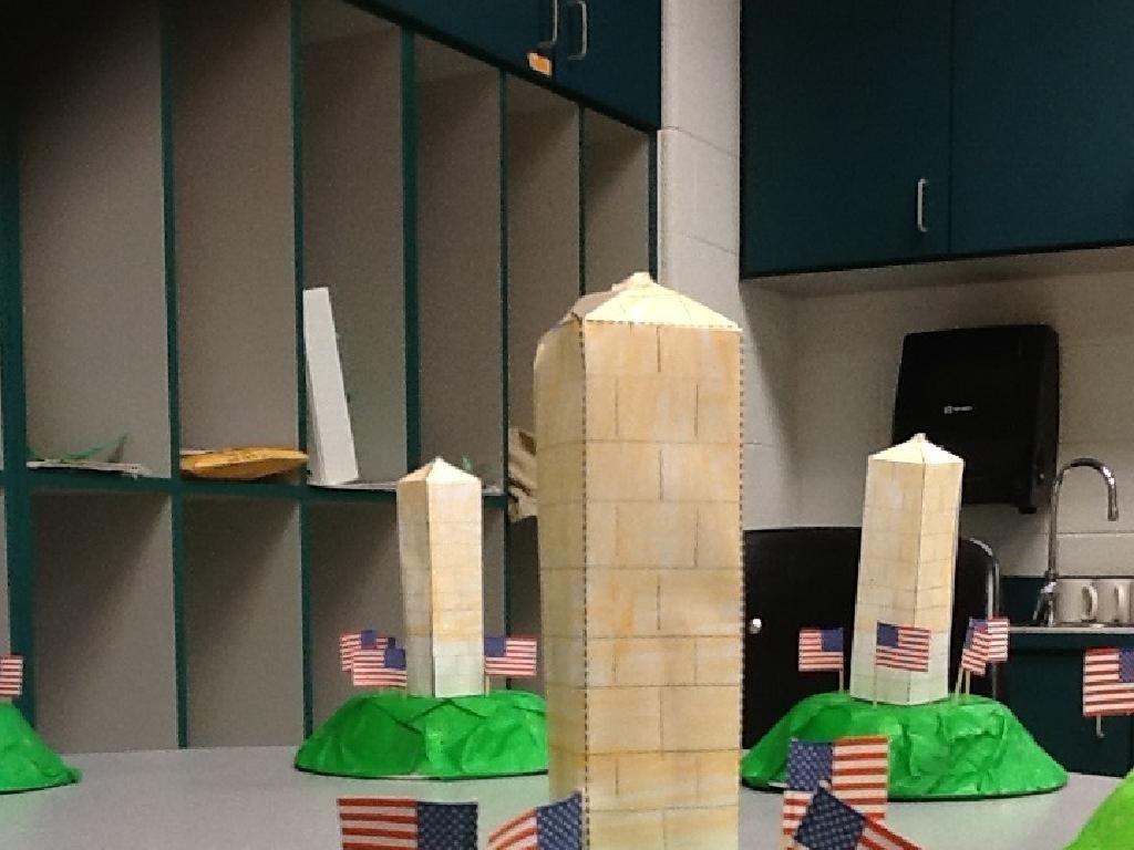 washington monument paper models