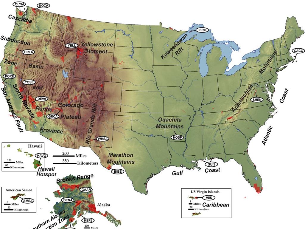 us geological hotspots