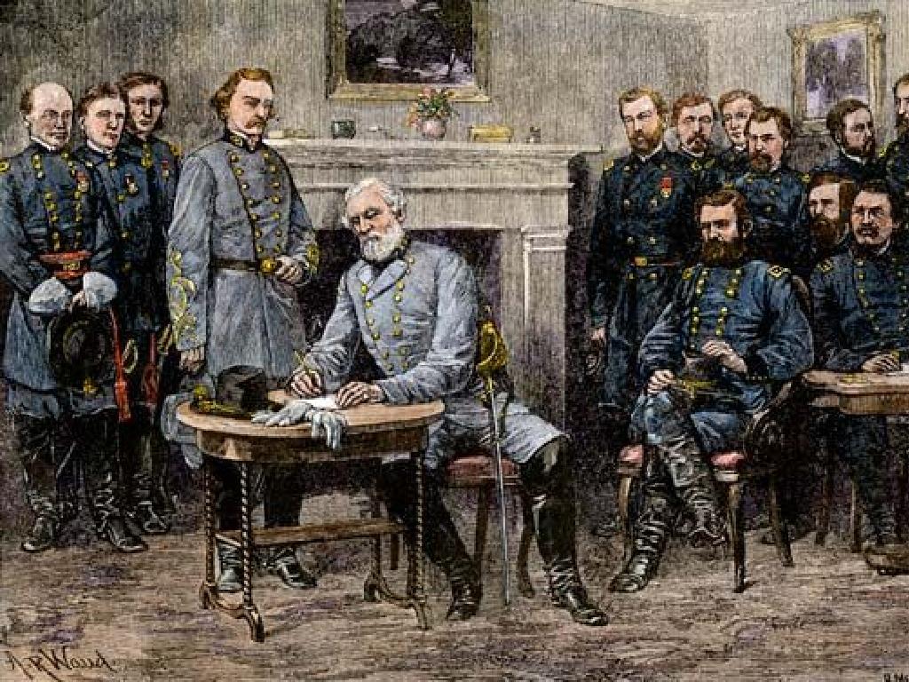 civil war generals signing