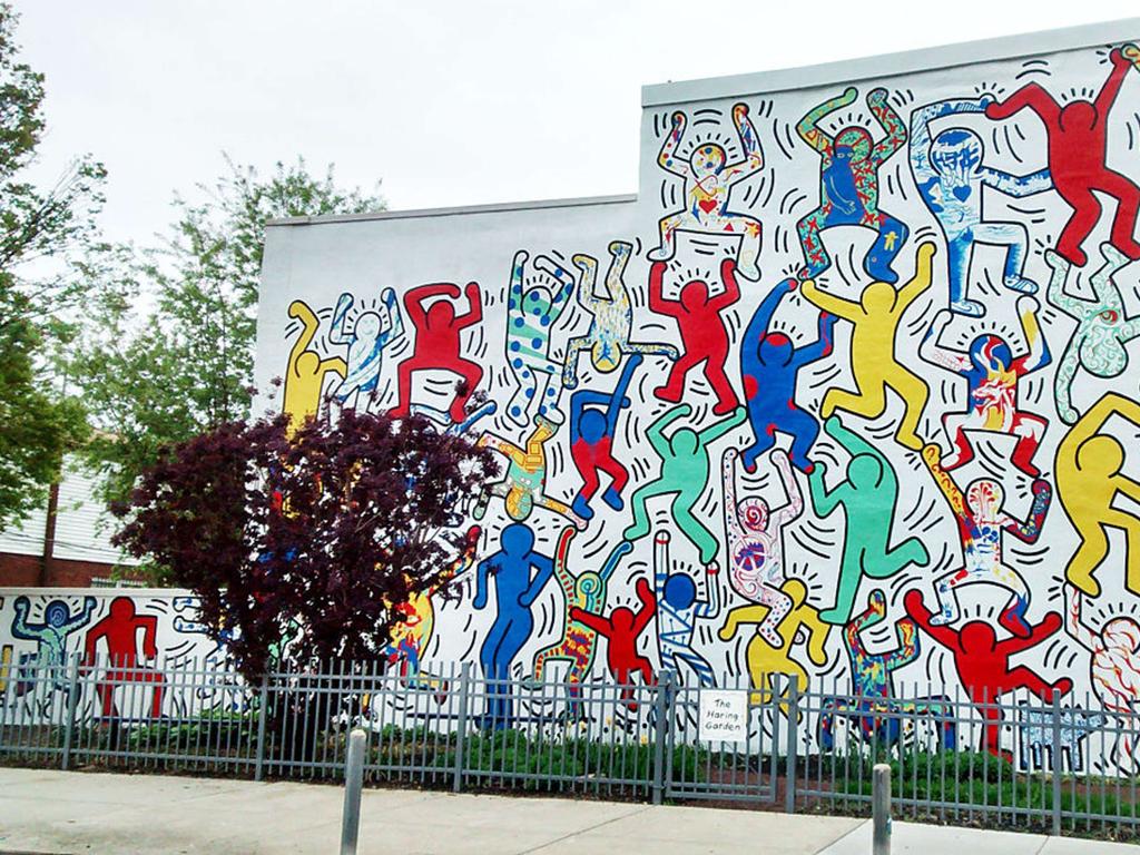 dancing mural art