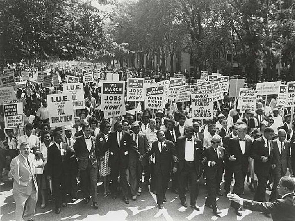 civil rights protest