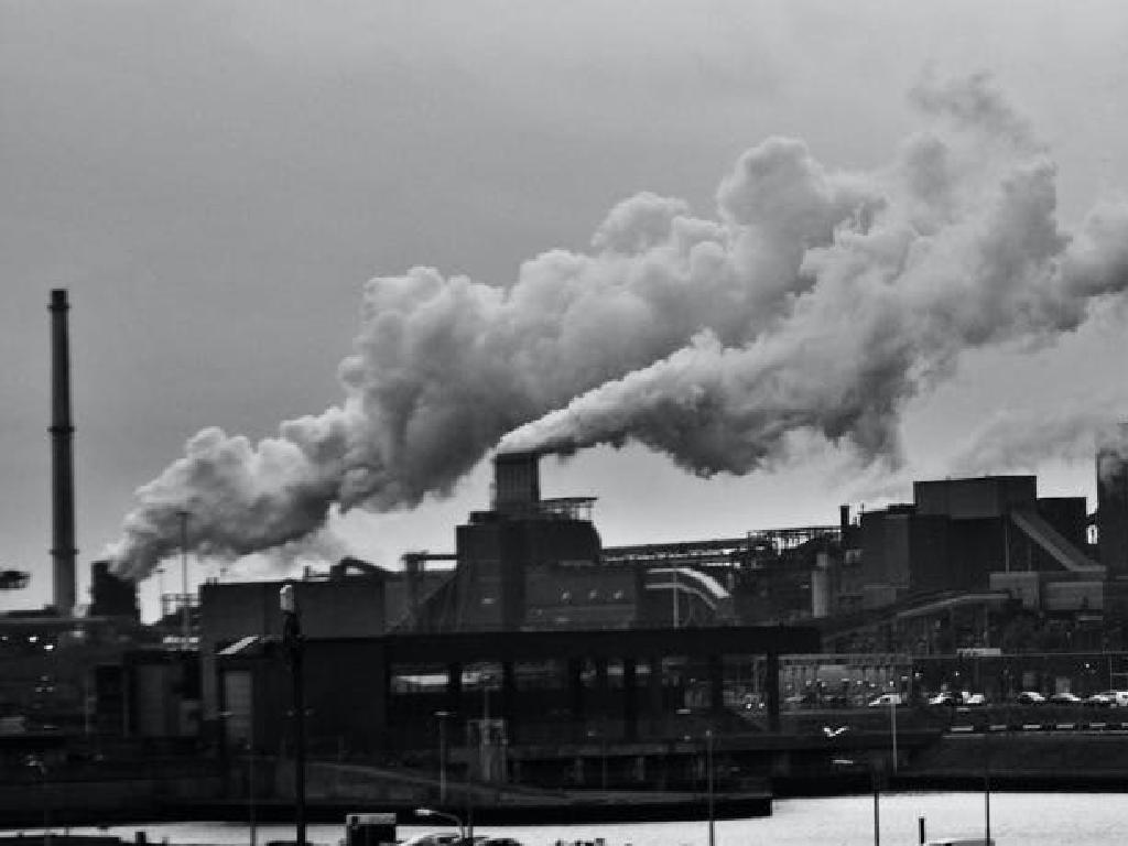 industrial smoke chimneys