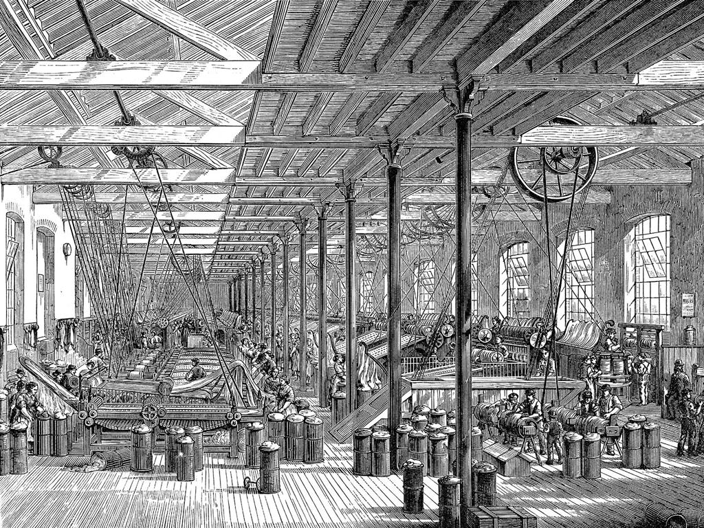 victorian textile factory workers