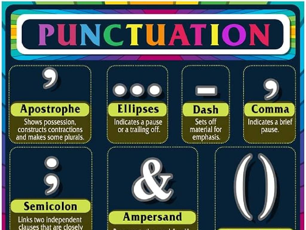 punctuation marks chart