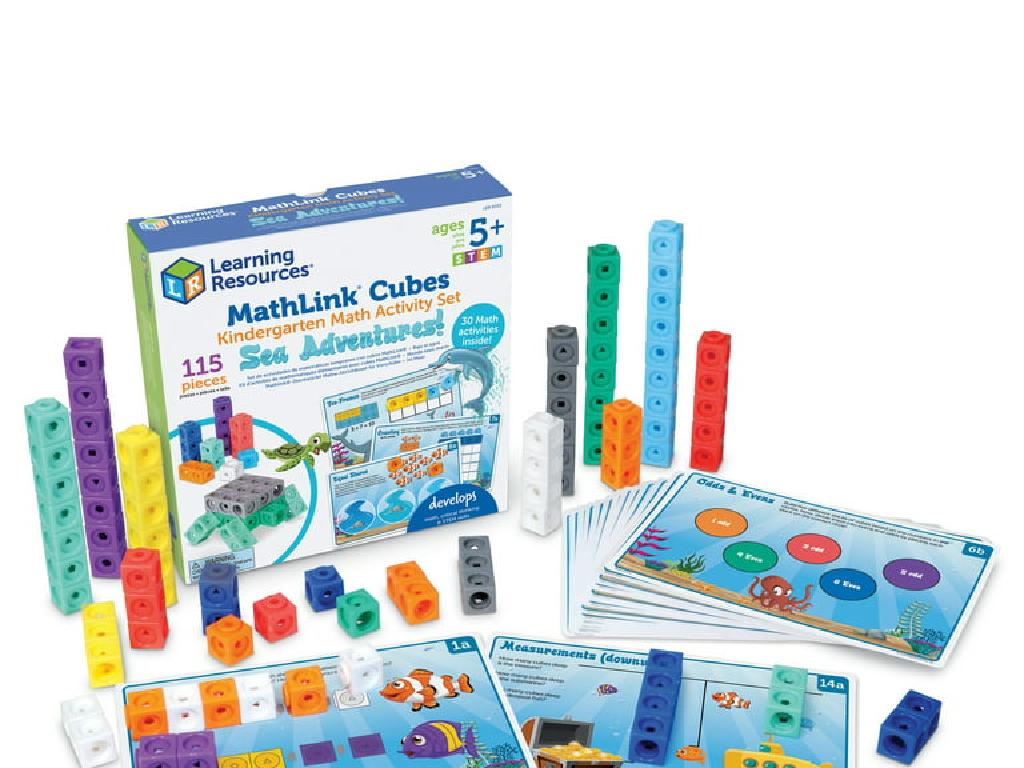 colorful math activity set