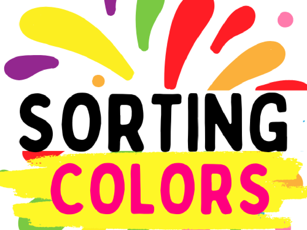 colorful splash sorting