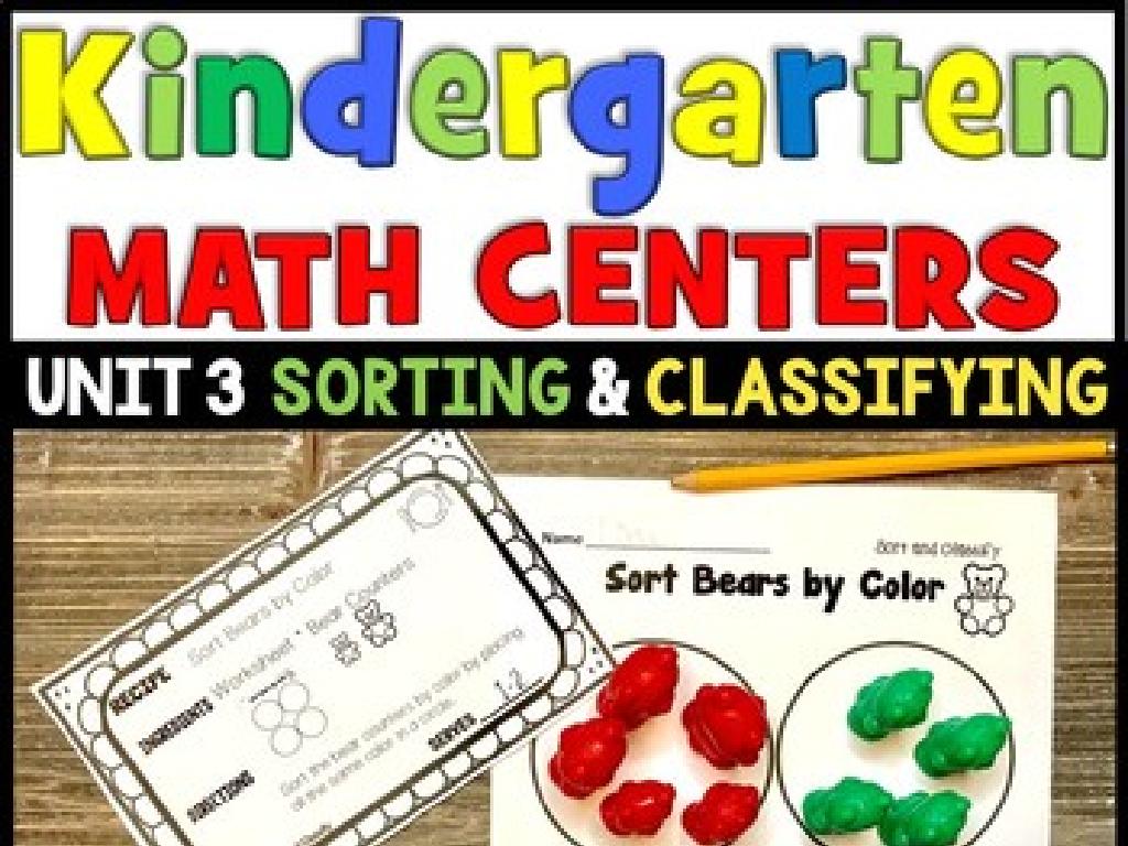 math sorting activity