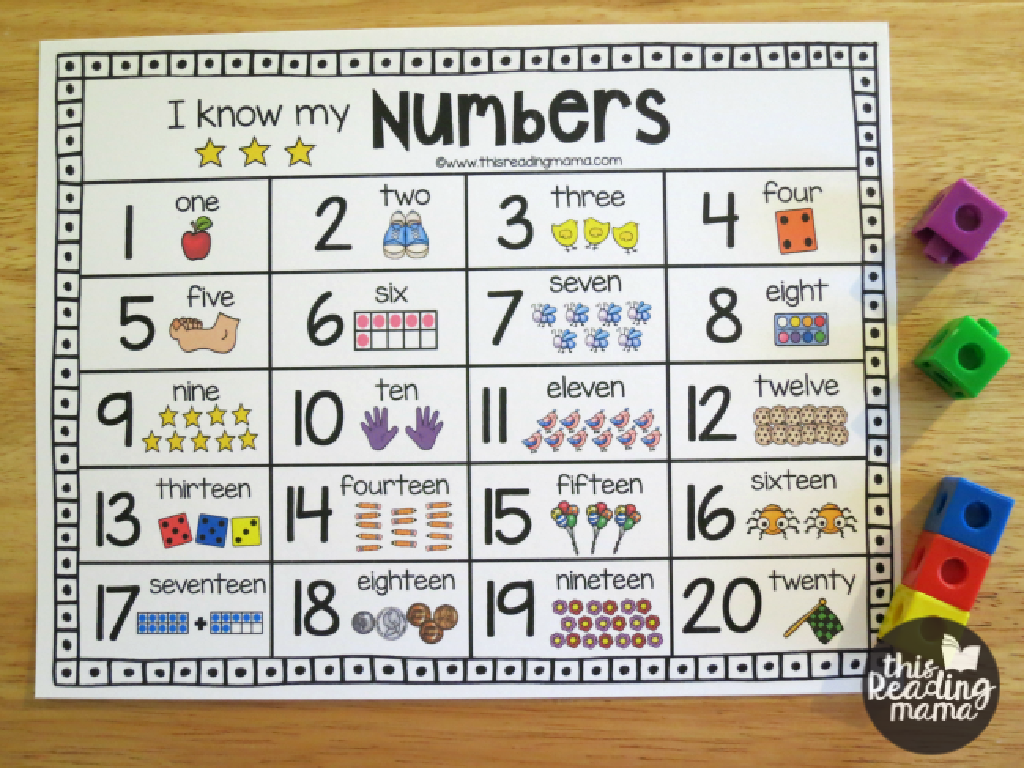 numbers chart 1-20