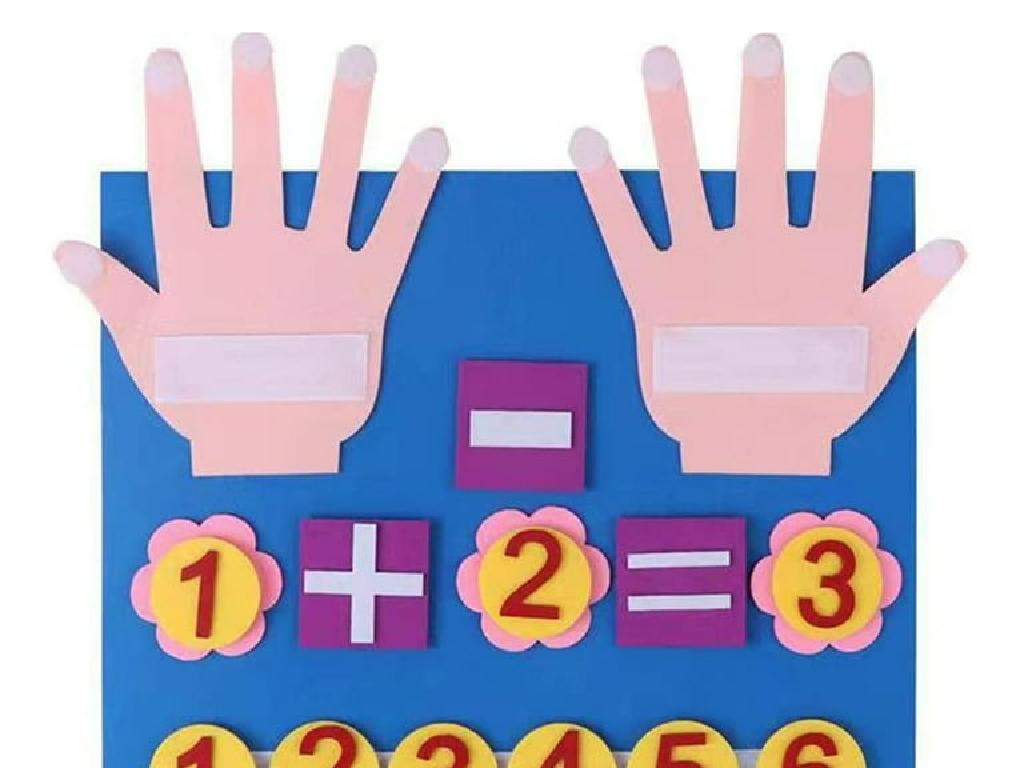 math symbols paper hands