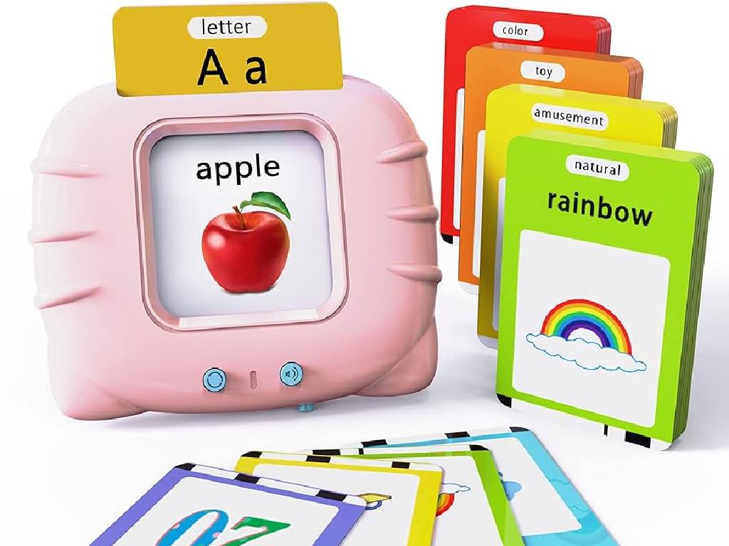 pink flashcards toy