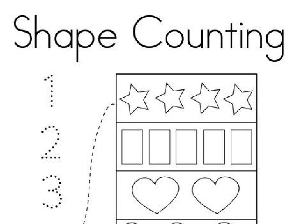 shape counting worksheet