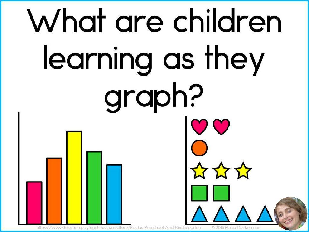 children graphing shapes