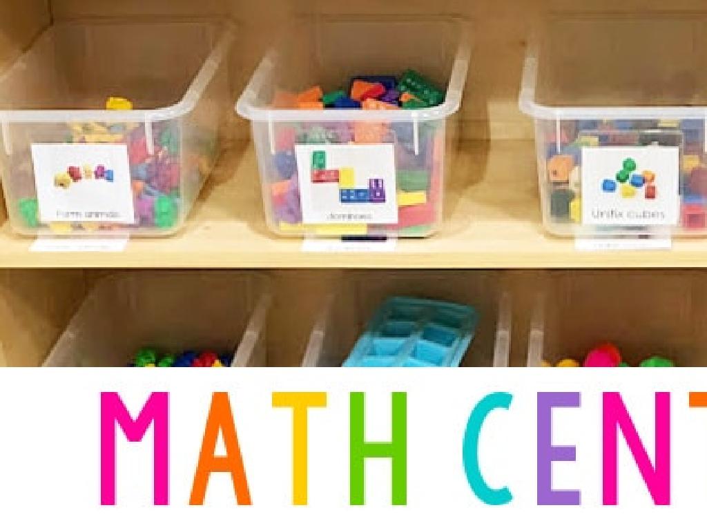 colorful math manipulatives