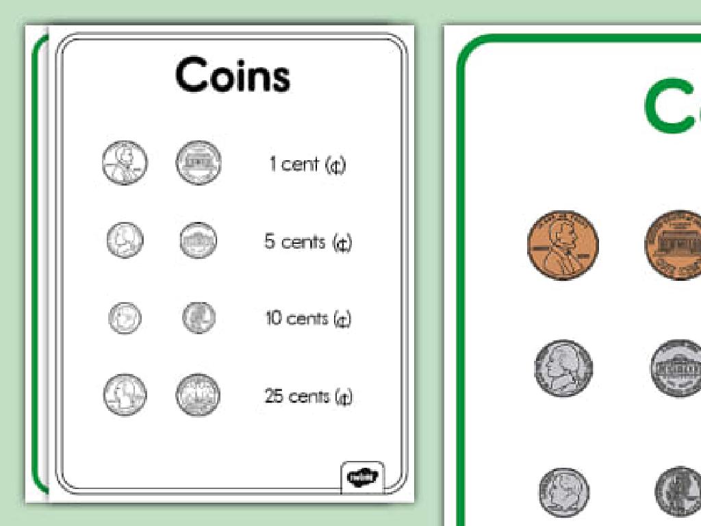 coin value labels