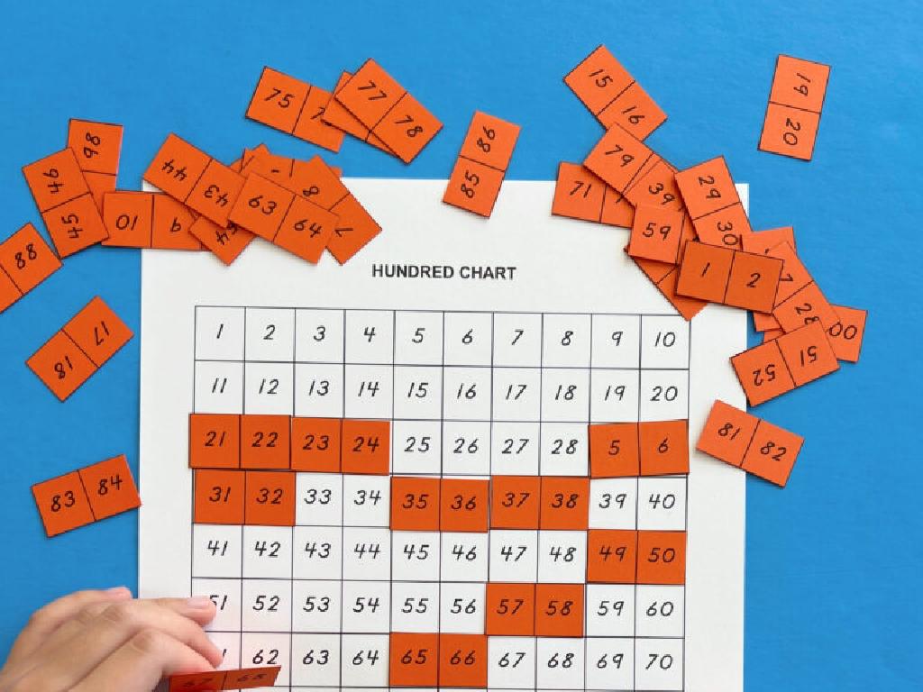 orange number tiles