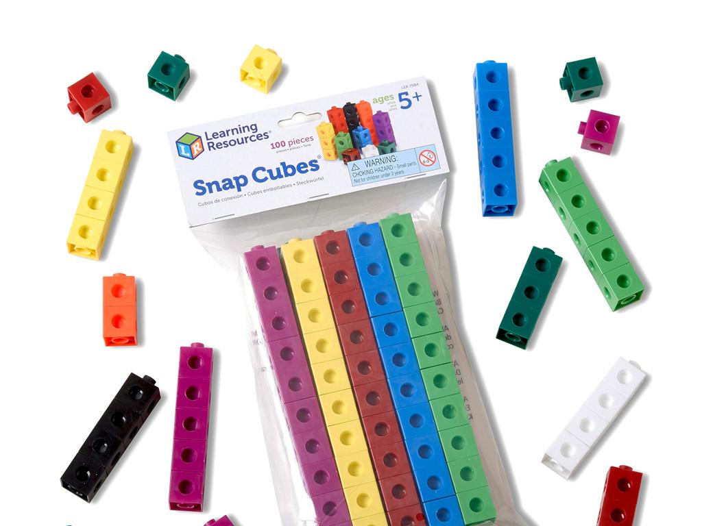 colorful snap cubes