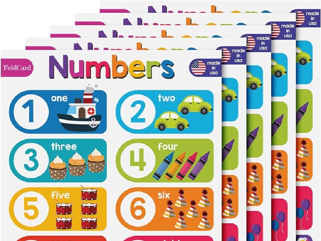 children number flashcards