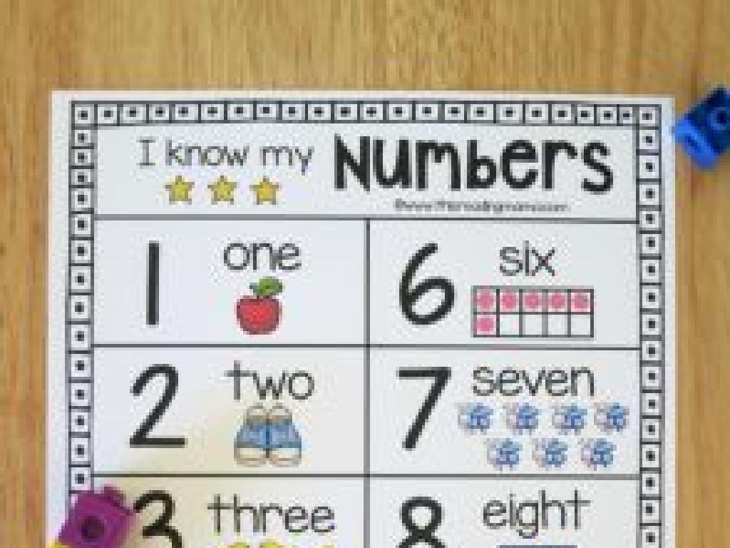 kids number chart